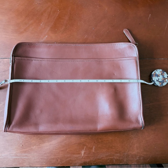 Vintage Brown Leather Laptop Sleeve - Picture 2 of 6